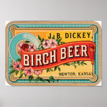 Birken-BierJB Dickey, Newton Kansas Posterdrucke