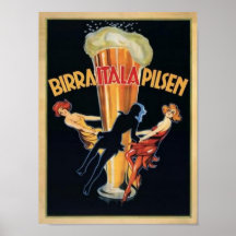 Birra Itala Pilsen Posterdrucke