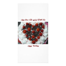 Birthday Cake Personalized Photo Card