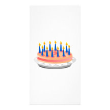 Birthday Cake Picture Card