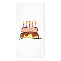 Birthday Cake Picture Card