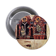Bischof Braulio und Isidore von Sevilla durch Meis Anstecknadelbutton