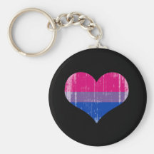 BISEXUAL-LIEBE distressed.png Schlüsselanhänger
