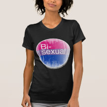 Bisexueller Aufkleber distressed.png Hemd