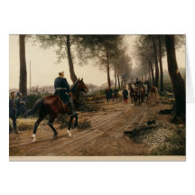 Bismarck und Napoleon Grußkarte