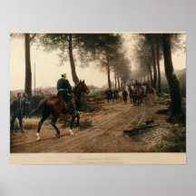 Bismarck und Napoleon Posterdruck