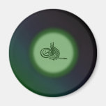 Bismillah - im Namen grüner Kalligraphie Allahs Magnete