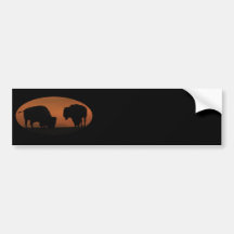 Bison Autoaufkleber