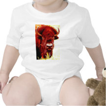 Bison-/Büffel-Gesicht T-shirts