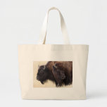 Bison Leinentasche