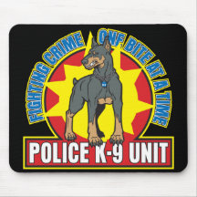 Biss des Dobermann-K9 Mauspads