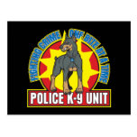Biss des Dobermann-K9 Postkarte