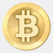 Bitcoin Aufkleber