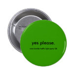 bitte ja anstecknadelbutton