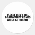 Bitte sagen Sie Obama, was nicht nach einem trilli Sticker