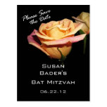 Bitte Save the Date Schläger Mitzvah Postkarte