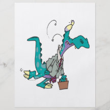 Bizosaur, das geht, Dinosaurier zu bearbeiten Personalisierte Flyer