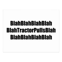Blabla Traktor zieht Blabla Traktor-Geschenke Postkarten