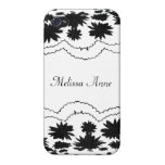 Black and White Girly Frills iphone hüllen