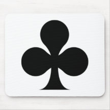 Black Club Mouse Pads