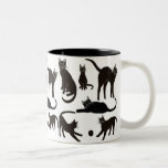 Blackie der schwarze Katzen-Becher Tee Tassen