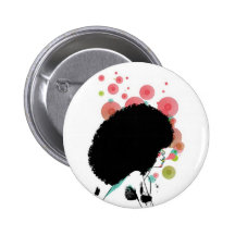 Blasen-Biene Anstecknadelbutton