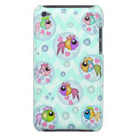 Blasenfische auf Zickzack Wellenipod-Touchfall iPod Touch Cover