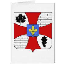 Blason ville Franc Garches (Hauts-de-Seine) Grußkarten