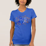 Blätter-Wirbels-Blüten-T-Shirt t-shirts