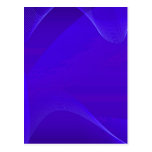 Blau bewegt I wellenartig Postkarten