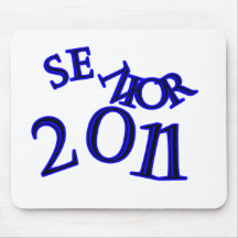 Blau des Senior-2011 Mousepads
