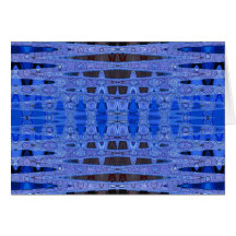 blau grußkarte