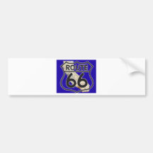 Blau Kalifornien des Weg-66 Autosticker