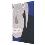 Blau Leinwanddruck