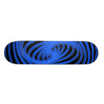 Blau-u. Schwarz-gewundene Grafiken: Skateboard Skate Board