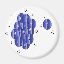 Blaubeerchor Kühlschrankmagnete