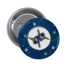 Blaubeere Anstecknadelbutton