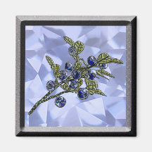 Blaubeere Kühlschrankmagnete