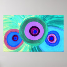 Blaubeersorbett-Plakat
