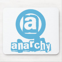 Blaue Anarchie-Mausunterlage Mousepads