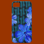 Blaue Bambusblüten casemate hüllen