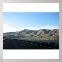 Blaue Berge Posterdruck