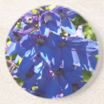 Blaue blaue Bell Untersetzer