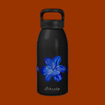 Blaue Blüten-Wasser-Flasche trinkflaschen