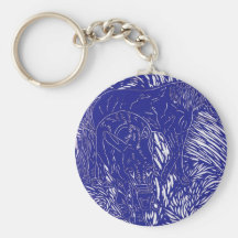 Blaue Buford Aufladung Schlüsselbänder