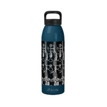 Blaue Clarinet-Freiheits-Flasche Wiederverwendbare Wasserflasche