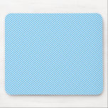 Blaue diagonale Streifen mousepads