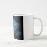 blaue Eis-Rose Kaffee Tasse