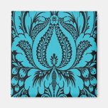 Blaue Fantasie-Blumenmagnet Kühlschrankmagnet