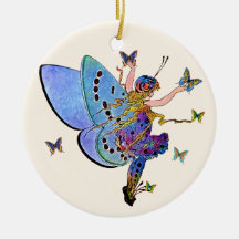 Blaue feenhafte Staub-Verzierung Weihnachtsornament